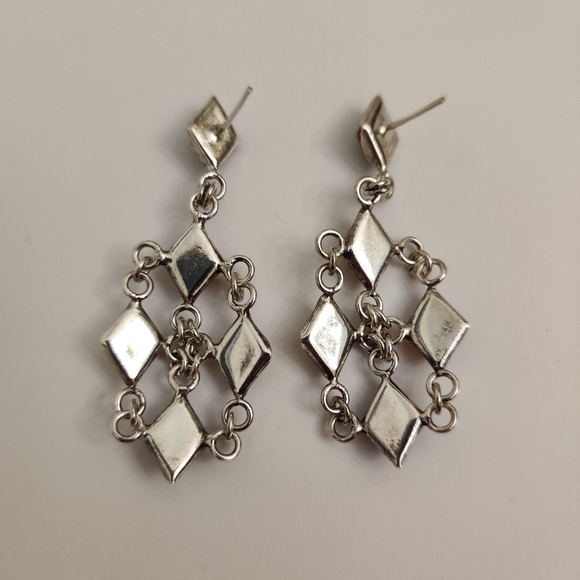 Baltic Amber Chandelier Earrings Sterling Silver - Picture 9 of 11